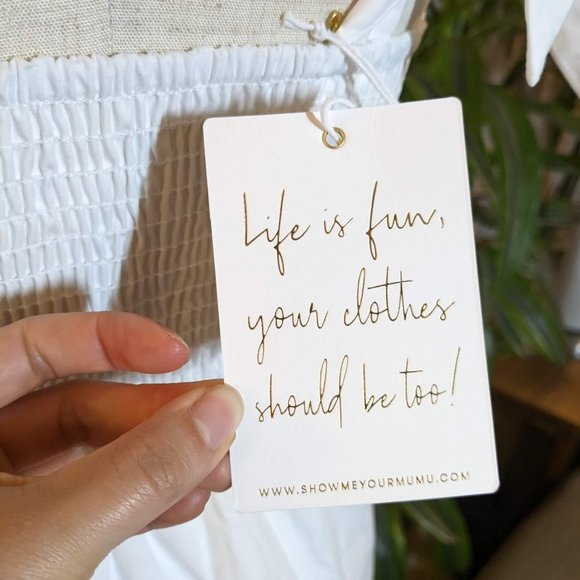 Show Me Your MuMu White Mini Dress - Picture 8 of 9